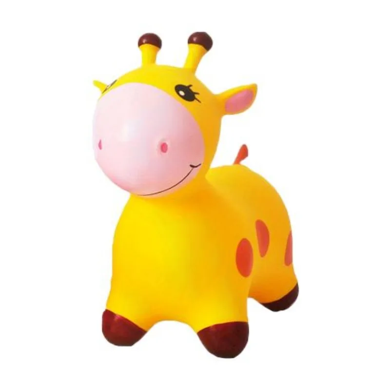 Wholesale Animals Giraffe Jumping Inflatable Ride Bouncer Hopping Gifts Toddlers Pogo Sticks Hoppers Toys
