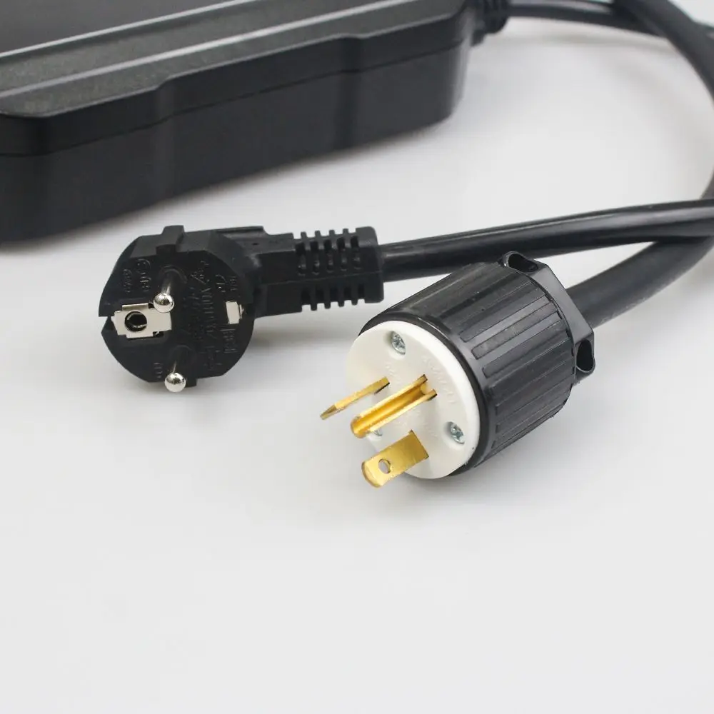  Портативный EV зарядное устройство Регулируемый 16A 20A 32A 40A тип 1 SAE J1772 Уровень 2 NEMA14-50 станция для