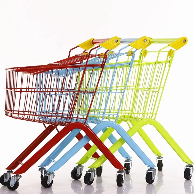 China Factory Supermarket Shopping Trolley Mini Shopping Cart for Kids Children Boys Girls