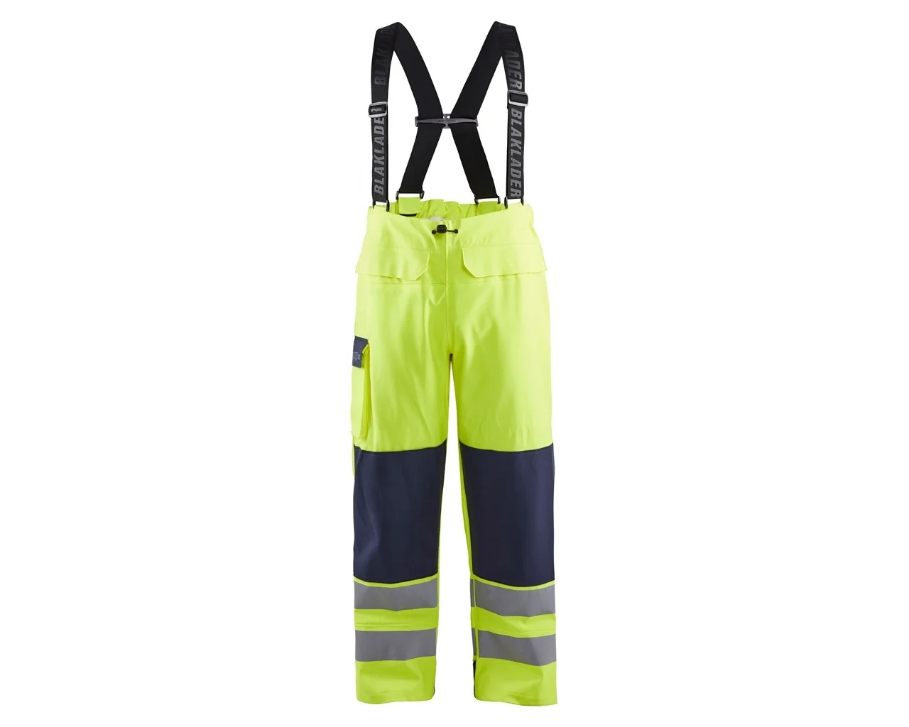 Wind and waterproof resistant Flame Retardant Rain Trousers with Elastic and drawstring at waistline