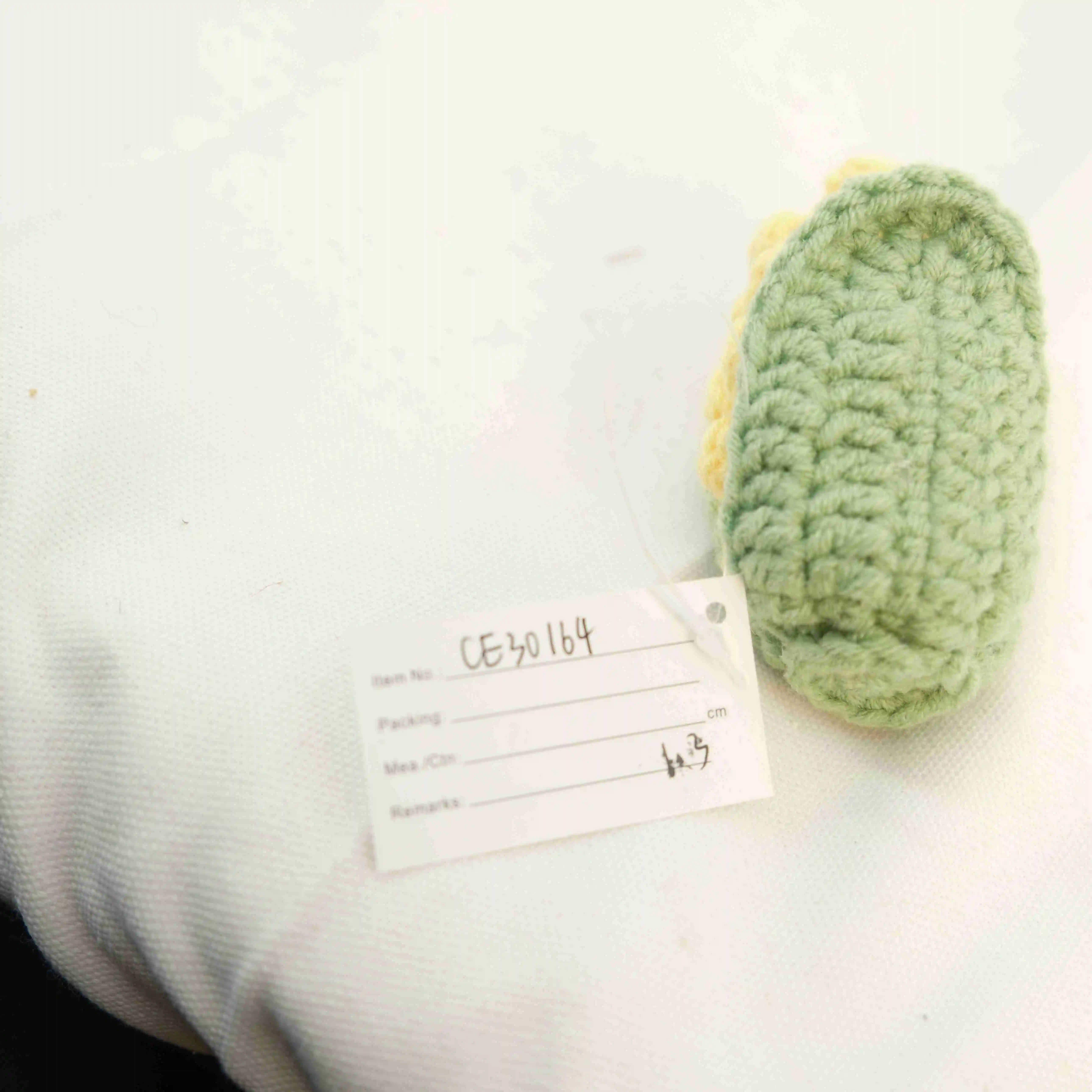 Wholesale 3D Vegetable Keychain Custom Crochet Keychain Home Decor Mini Simulated Wool Crochet Keychain