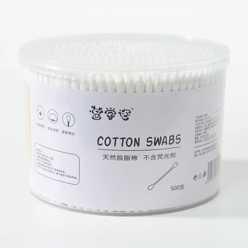 Makeup Remover Stick Wholesale Custom Reusable Cotton Swab Cotton Bud for Facial Make-up Tools