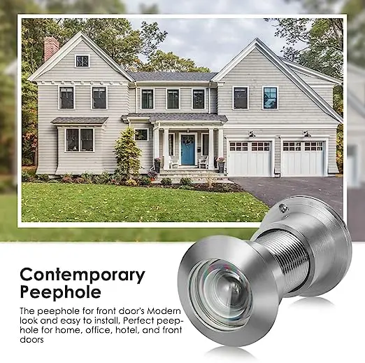 Peep Holes For Door, High-Quality Door Peephole, Peephole With Mental Cover