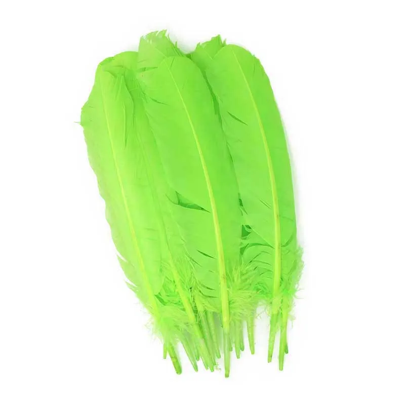 Wholesale Turkey Quill Feather DIY Feather Pen Indian Hat Hair Decoration Material Wedding Decoration Accessories
