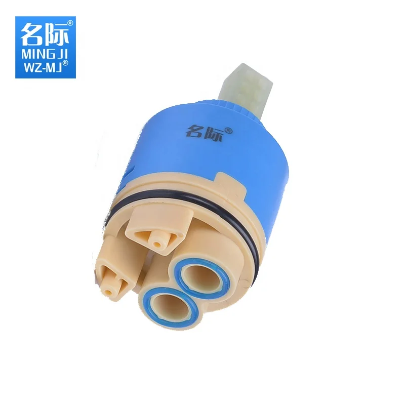 WZ-MJ 40mm Idling Double Seal Plastic Ceramic Faucet Cartridge with Feet