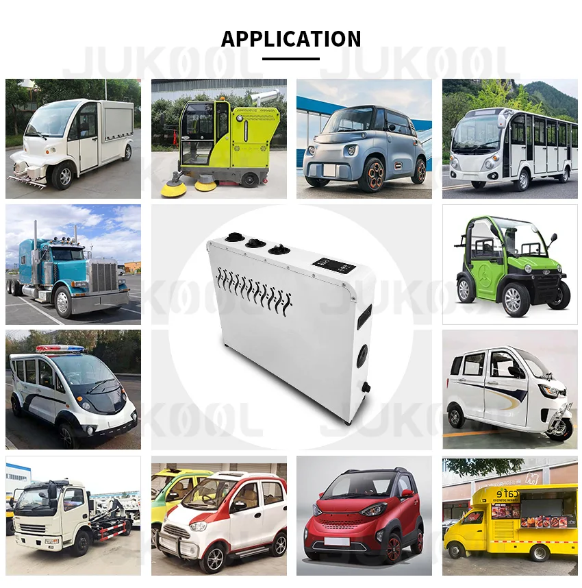 Integrated design electric air conditioning systems 12v/24v/48v air conditioner for EV/truck