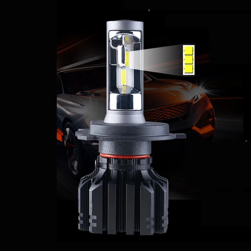 Autoaby LED H7 H11 H8 HB4 H1 H3 9005 HB3 Auto S5 Car Headlight Bulbs 60W 8000LM Car Accessories 4500K 6500K 8000K led fog light
