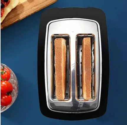 2 pieces of stainless steel digital LED display toaster smart toaster digital toaster toaster