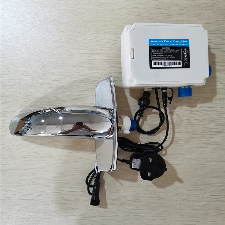 Auto IR Sensor Tap High Quality Single Hole Smart Bathroom Brass Faucet ef 213 ad Ceramic Valve Core for Kitchen and Gym Use