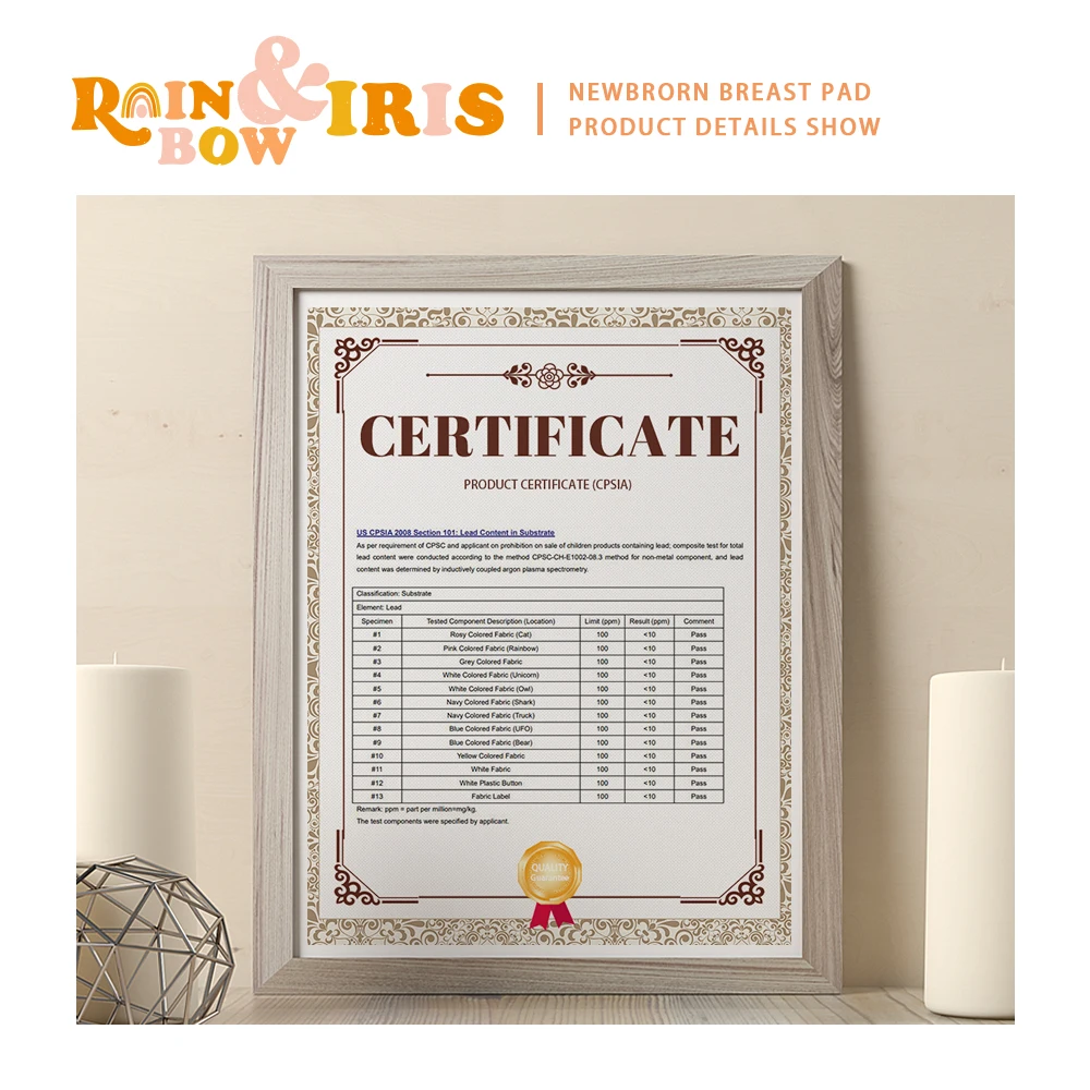 New arrival reusable 6 piece set nursing breast pads Washable bamboo breast pads with Laundry Bag