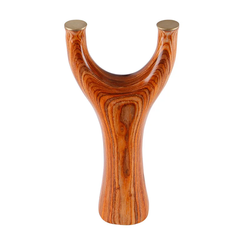 Hot Selling Straight Plate Flying Tiger Sling Shot Powerful Wooden Hunting Slingshot