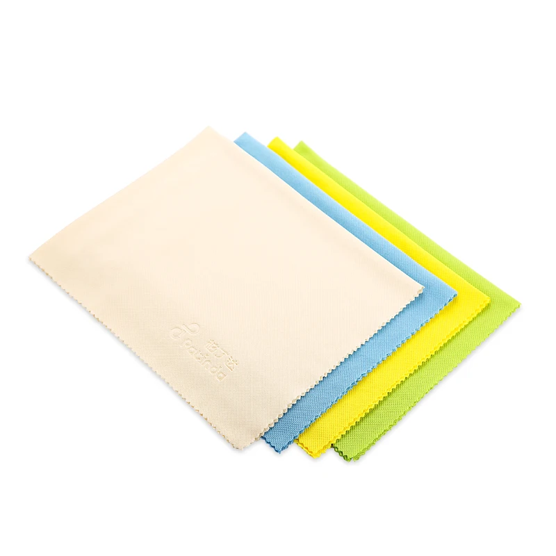 OEM customized microfiber window car wash edgeless micro fiber glass wiping cleaning cloth for polishing