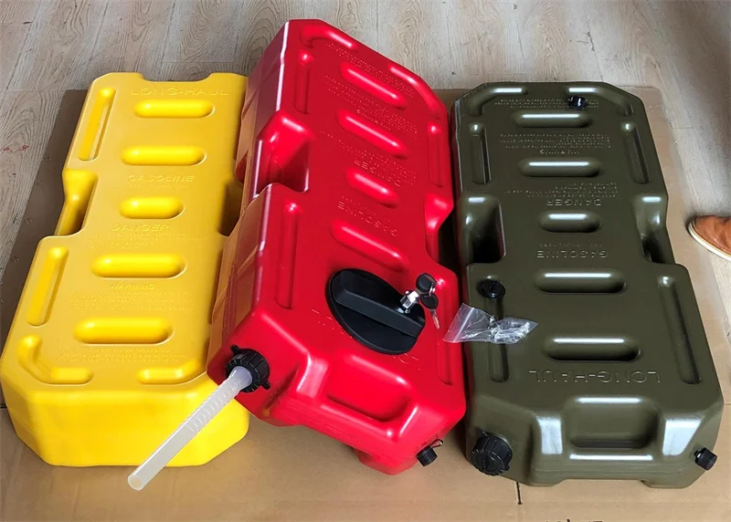 5 Liter Portable Camping Outdoor Motorbike Gasoline Fuel Tanks Petrol Plastic Jerry Can