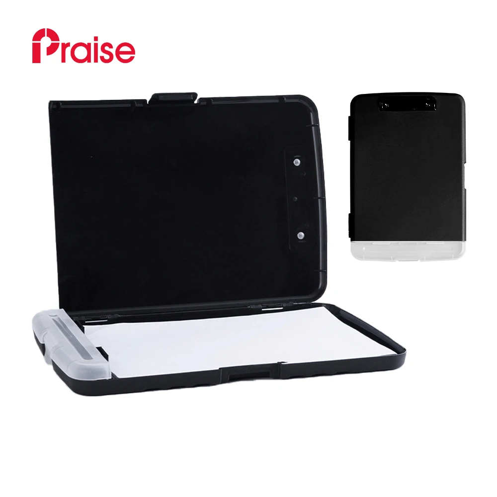 Похвалы горячее предложение Высококачественный сместитель для A4 Размер PP материал сверхмощный пластиковый ящик для хранения для кормления с зажимом