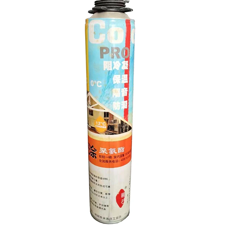 Manufacturers hot selling 750ML molten stone spray glue polyurethane spray foam polyurethane foam