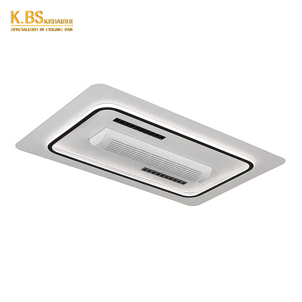 SAA Fan Modern Ceiling Fan Led Bright High Quality Square Ceiling Fan With Light Home