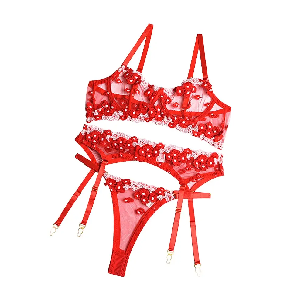 2023 Valentines Day Sexy Lingerie Woman Underwear Set Lenceria Erotica Sensual Female Lingerie