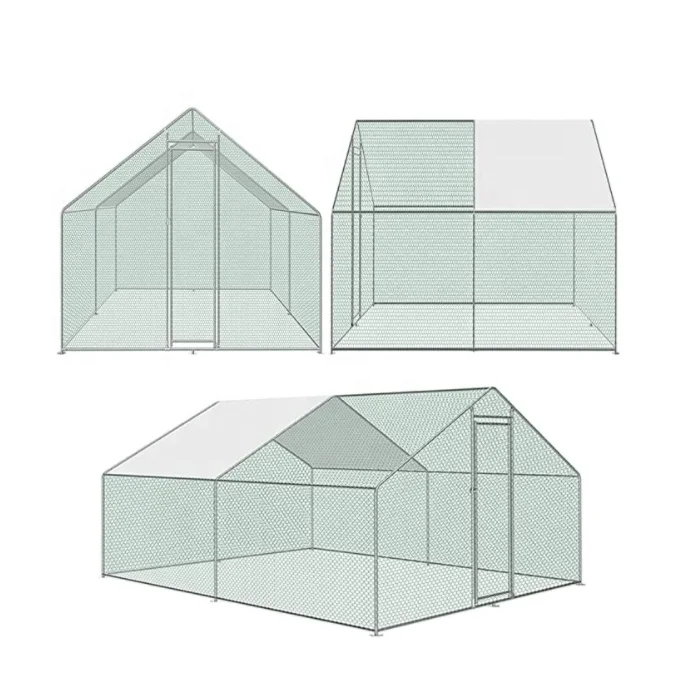 Jaalex Cheap Portable Big Hen Egg Laying Walk In Chicken Coop For Chickens Mobile With Large Run