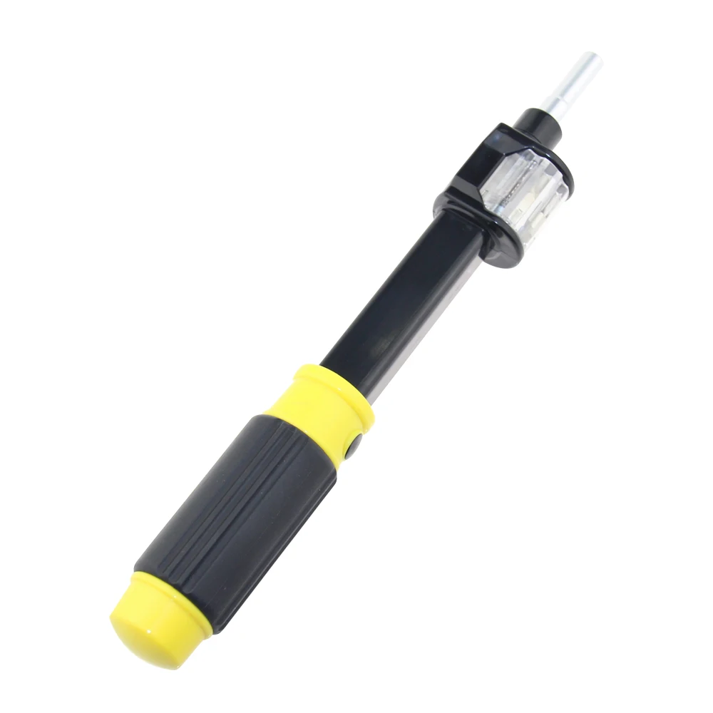 6 in 1 quick change twist screwdriver,portable easy change hand screwdriver