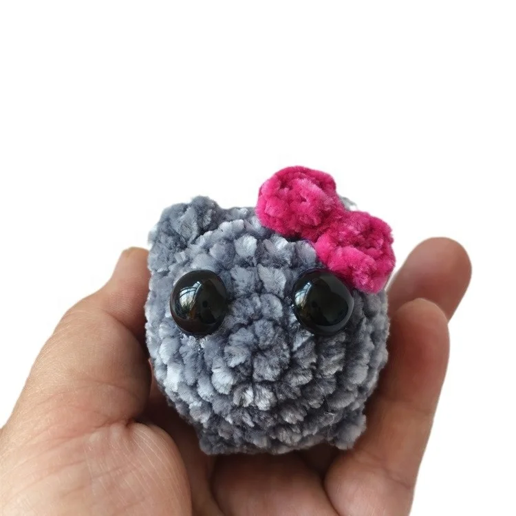 Tiktok hotsell popular Sad Hamster With Meme Sound Handmade Keychain Pink Bow and Violin Sad Hamster