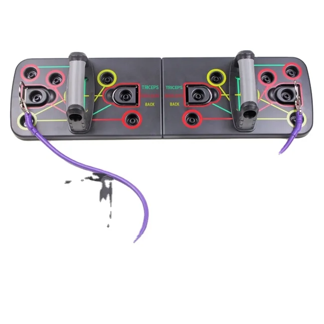 Total Body Push up Board Hot Sale Fitness ABS Customized for Home Gym 13 in 1 Black Color Box OEM Bodybuilding Fitness 10 Pcs