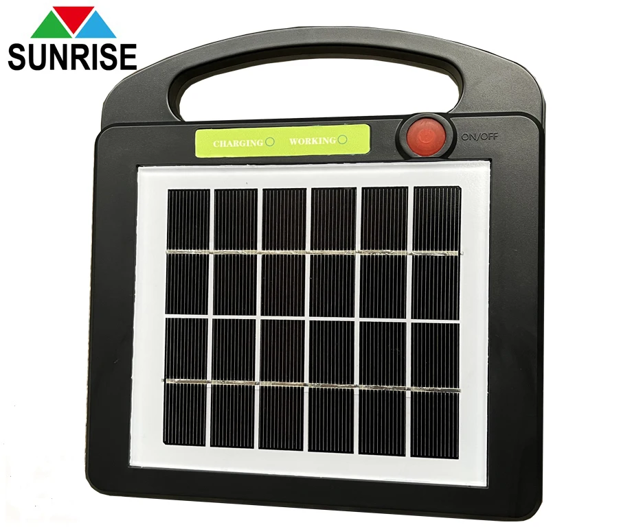 Solar dogs electric fence energizer