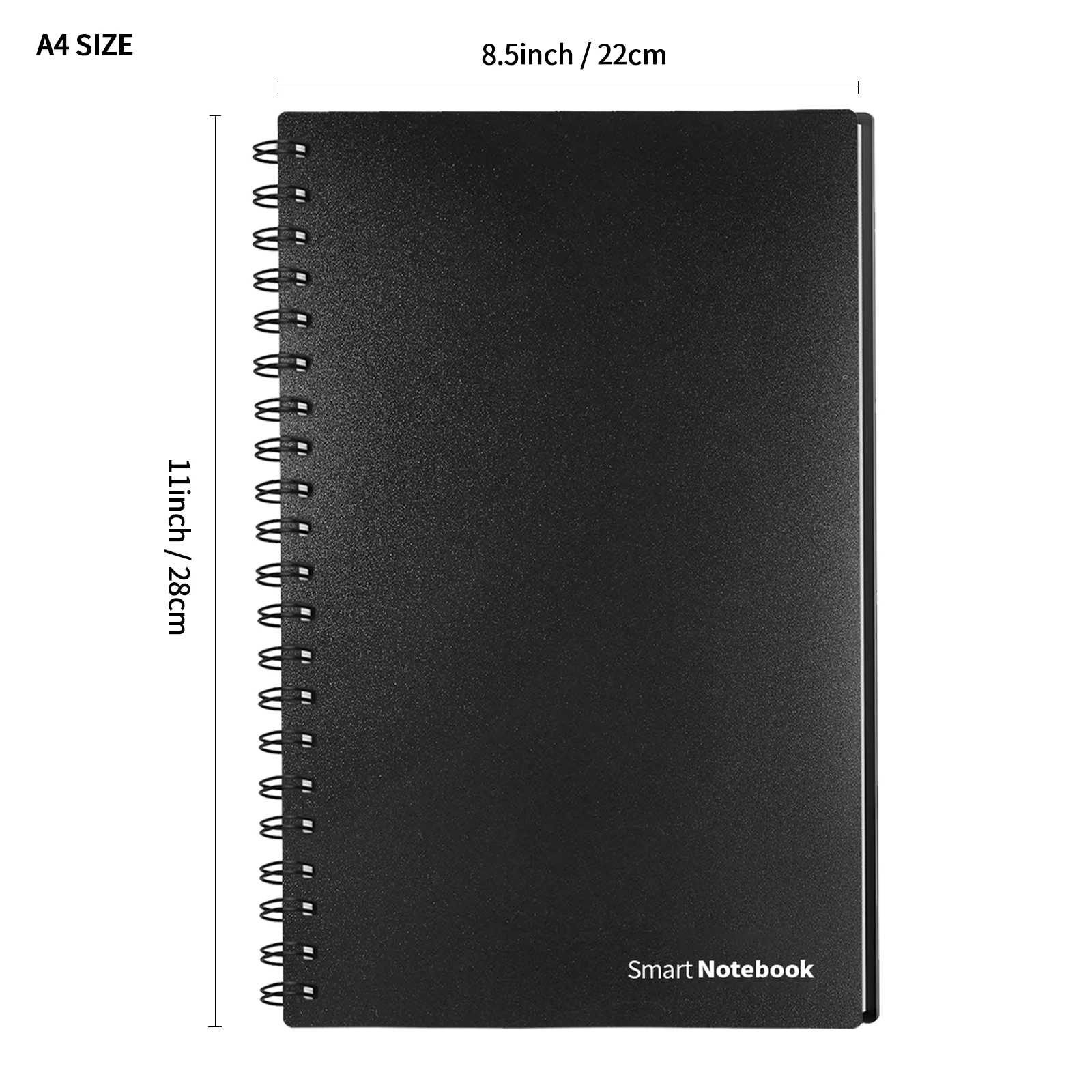 2022 Daily Planner A4 Erasable Smart Notepad Spiral Recycled Reusable Notebook For Students