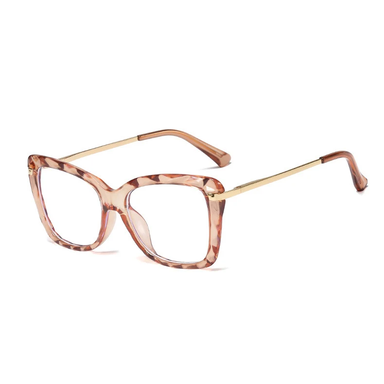 Cat eyes crystal tr90 eyeglasses Anti blue light glasses Eyewear spring hinge computer game optical glasses