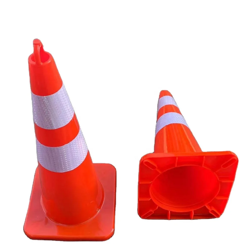 High Quality 700mm PVC Traffic Cone With Hook Safety Cones For Traffic