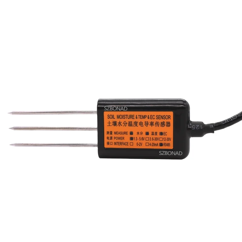 Датчик почвы MEC10 IP68 RS485 FDR датчик влажности температуры и проводимости
