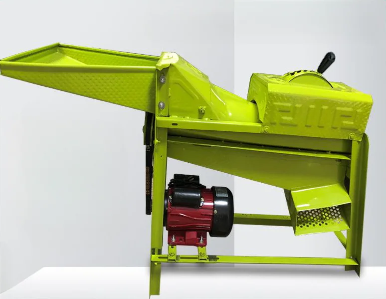 Hot Pure copper motor with a cleaning rate of 95%, household thickened material, fully automatic small corn thresher