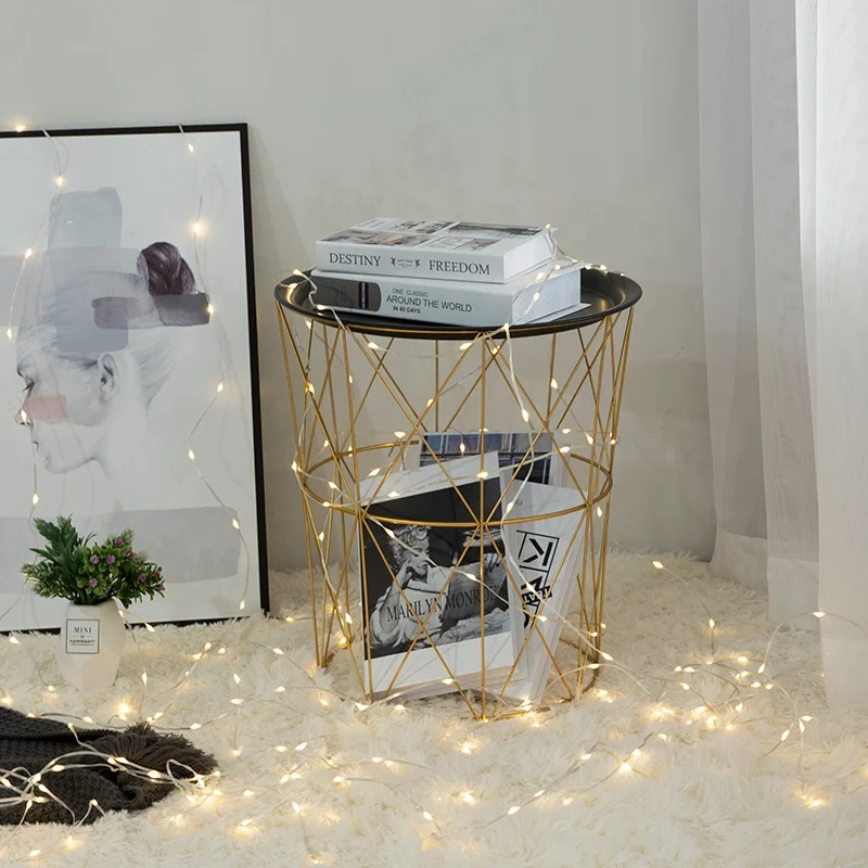 
wholesale Copper wire rope outdoor Solar Powered light led string lighting lamp fairy lights for outdoor decorate 