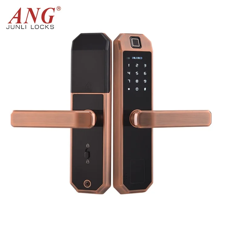 Водонепроницаемый смарт-телефон с дистанционным управлением через приложение электронный БЕСКЛЮЧЕВОЙ сканер отпечатков пальцев цифровая раздвижная карта дверной замок для отеля