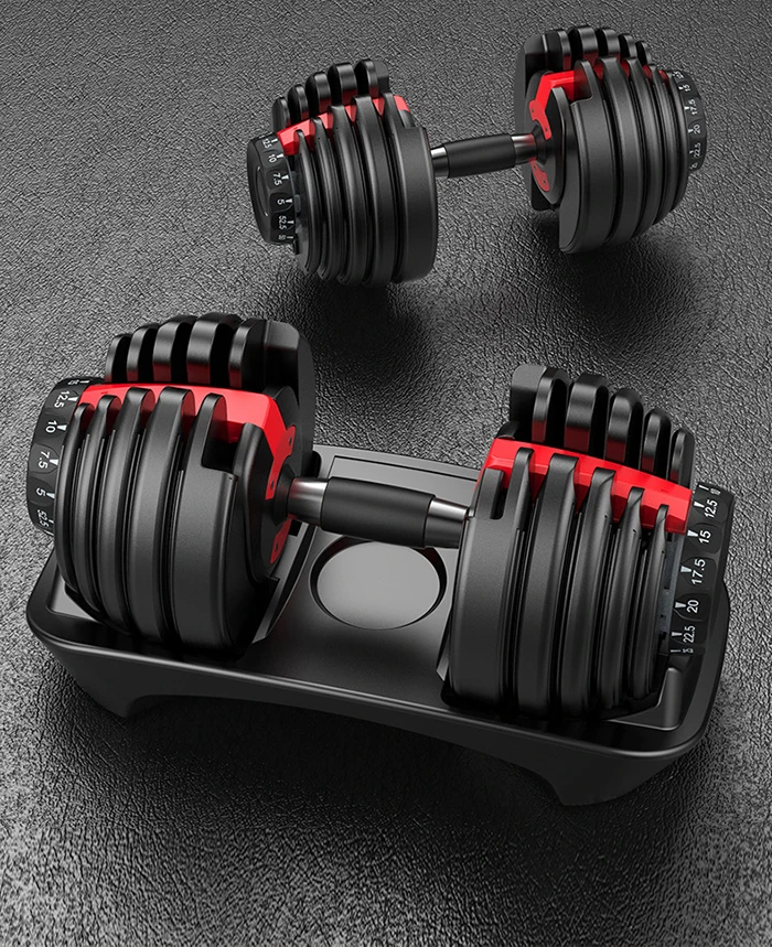 Оптовая продажа, высокое качество, набор гантелей, бестселлер, оборудование для фитнеса в помещении, мужские весы, набор регулируемых гантелей