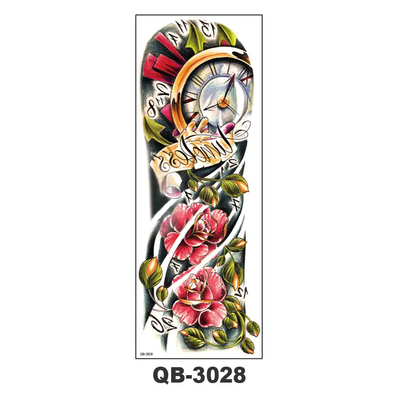 Extra Temporary Animal Tattoo Black Tattoo Full sleeve Temporary Tattoo Stickers Body Atr for Man Women