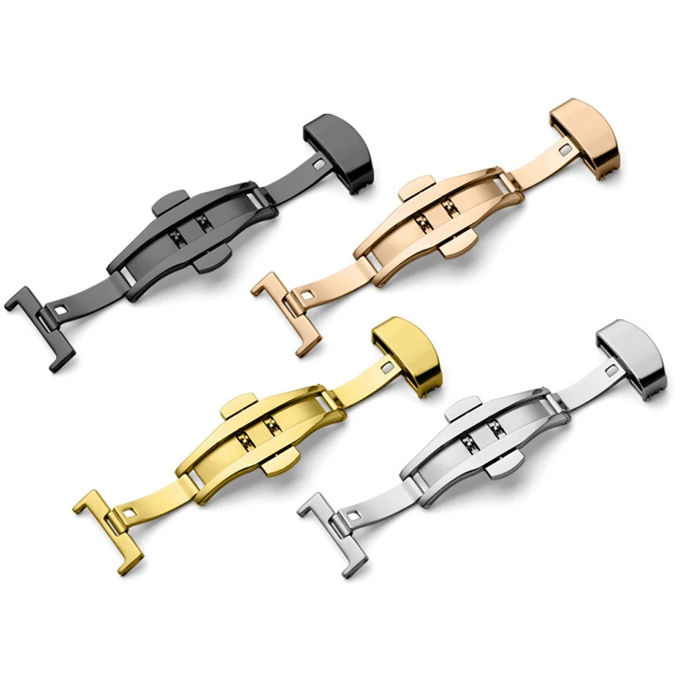 304l 316l Stainless Steel Watch Butterfly Buckle Clasp