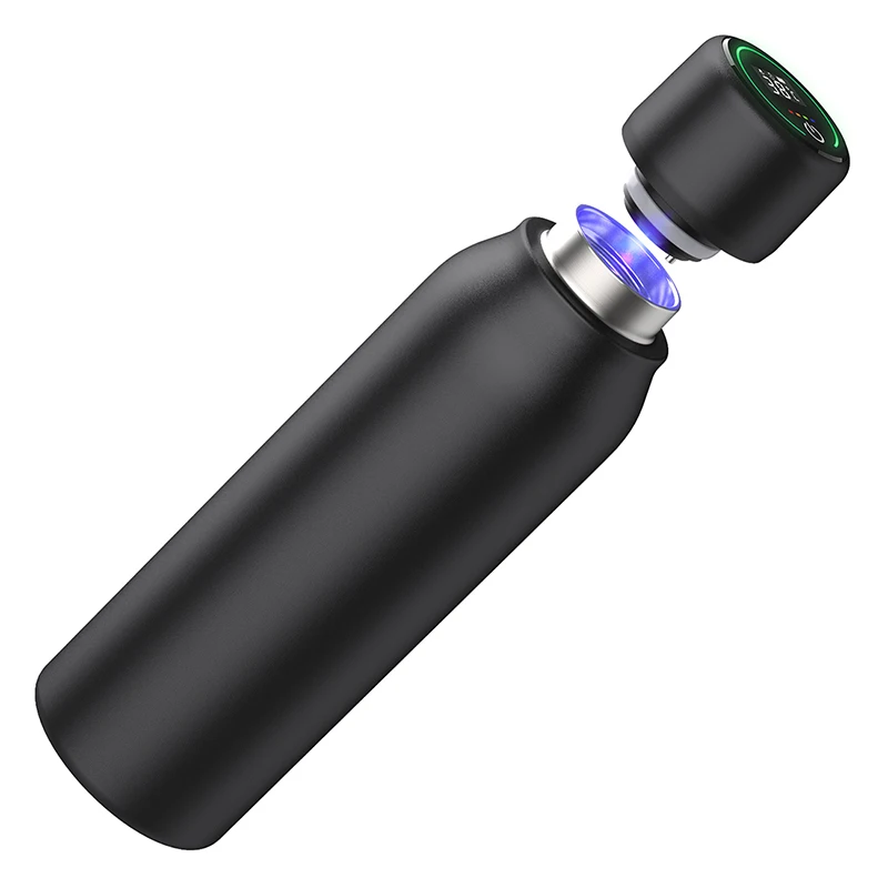  Reminder sterilizer UVC water bottle UV led sanitizing uv light vacuum flask insulation self cleaning