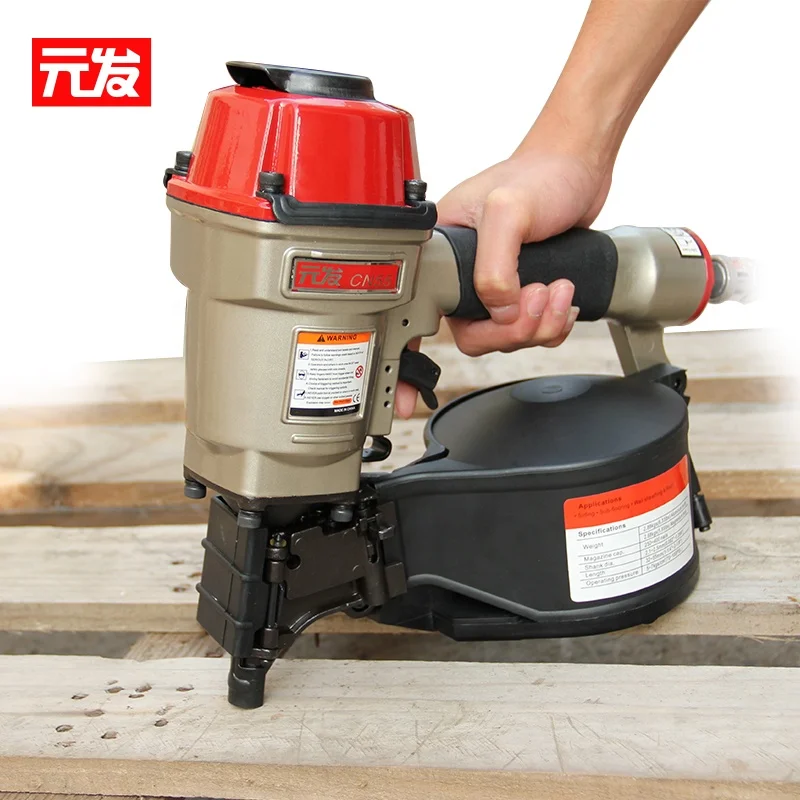 Yanfa CN55 32-57mm Pneumatic coil nailer machine air coil nail gun tool