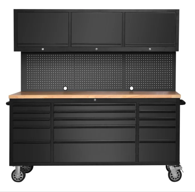 Hyxion 72 inch black tool chests cabinets