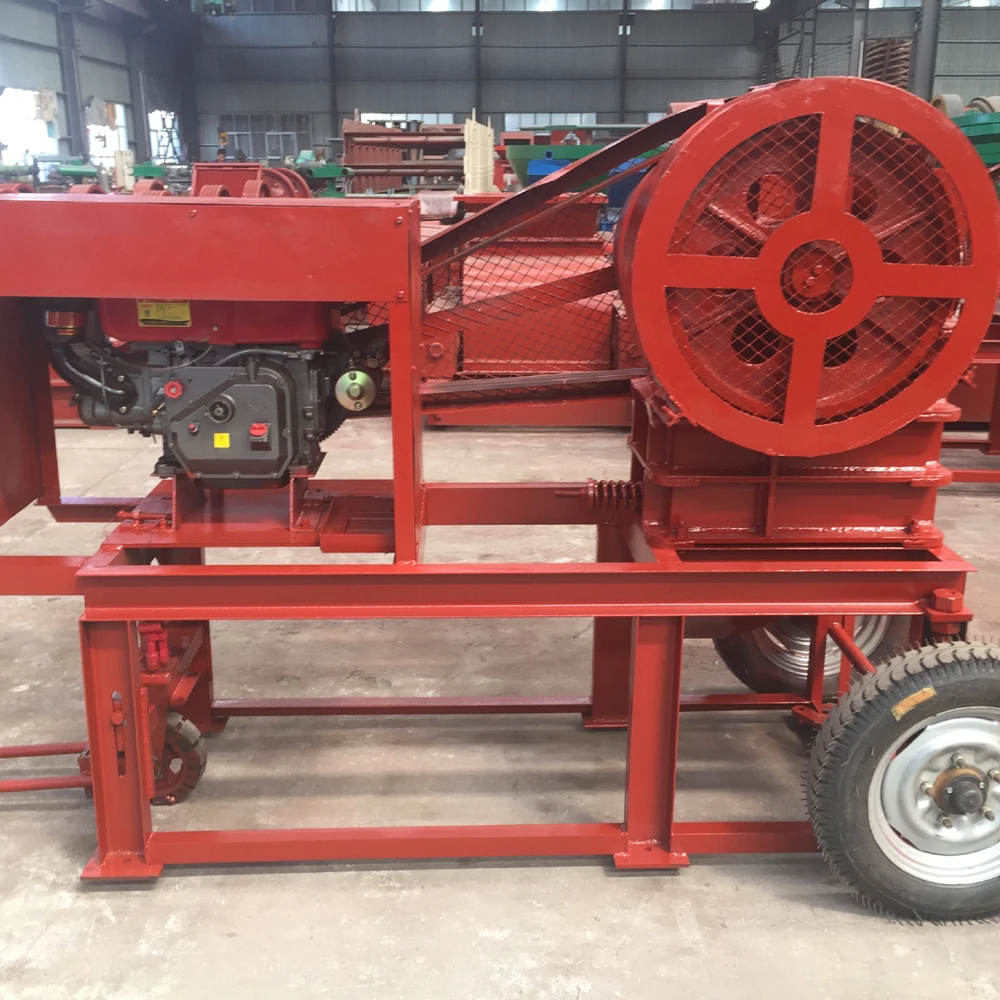 HUAHONG Top Quality Small mobile Jaw stone Crusher
