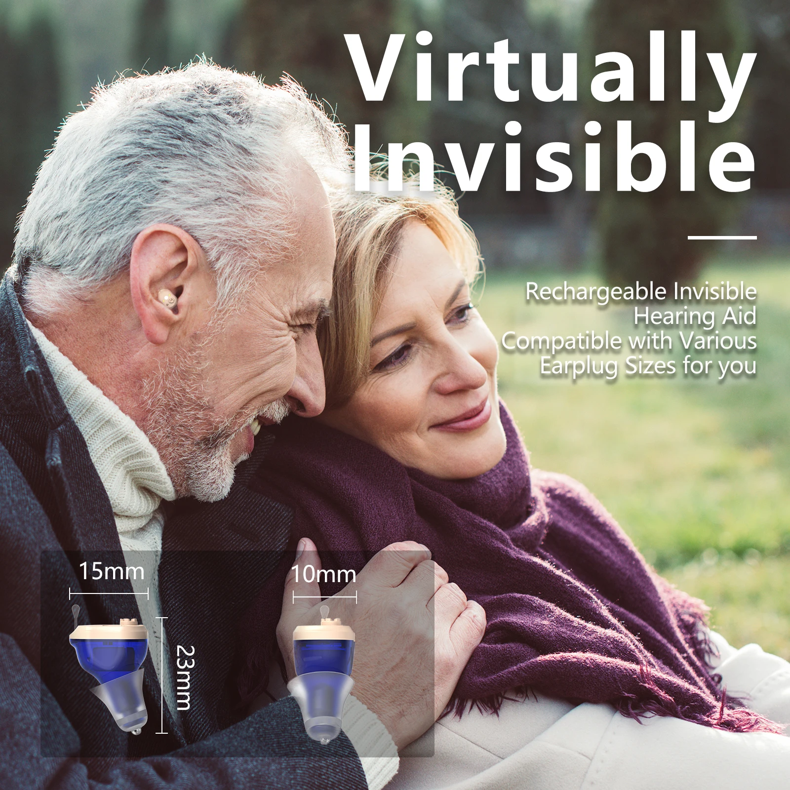 Digital CIC mini hearing aids for seniors rechargeable invisible hearing amplifier price list hearing aid manufacturer wholesale