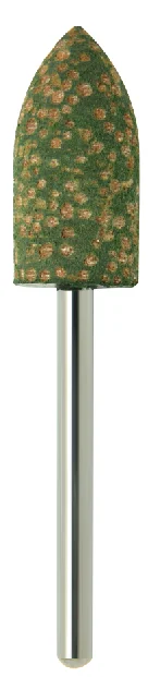 1/8 oval shape Sesame Rubber Elastic Sponge mounted stone Grinding Head for Metalworking Finish Polish rotary tool buffing