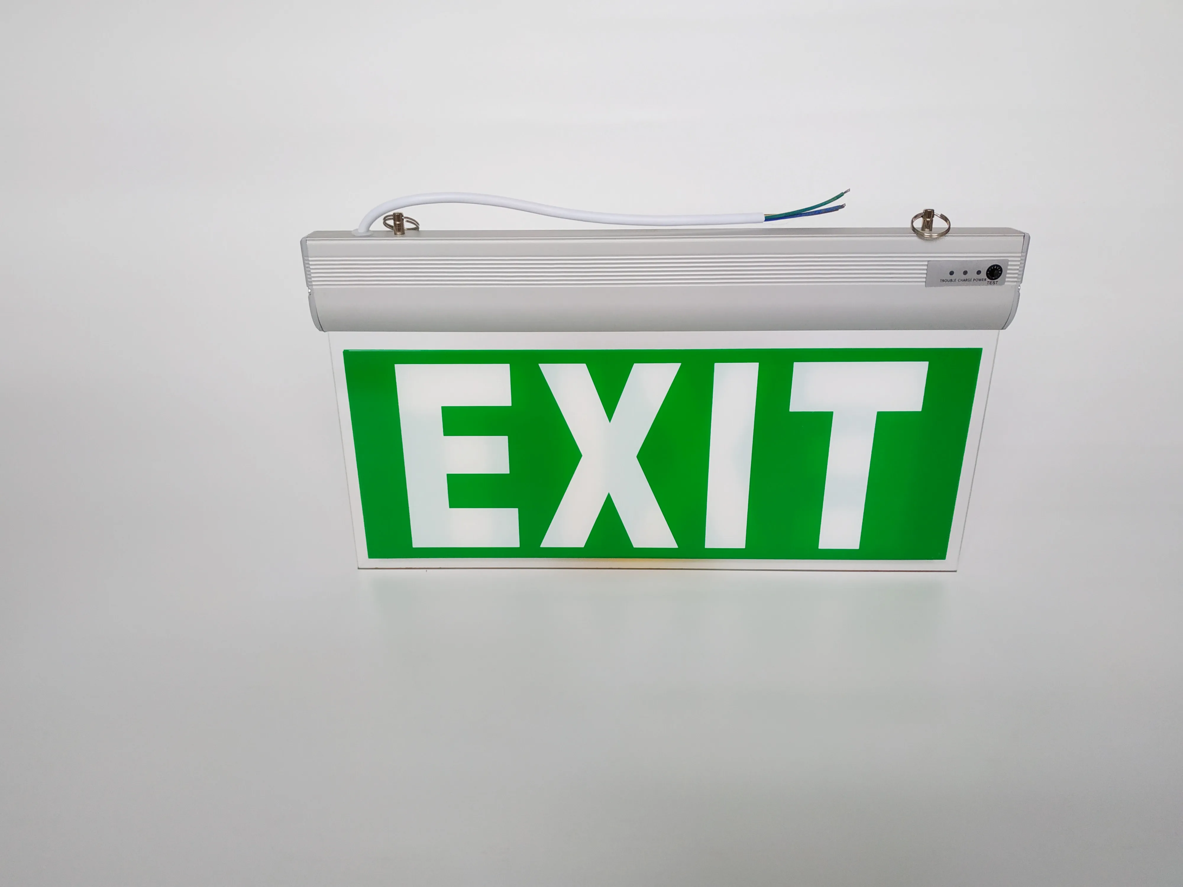 2024 cheap price Ni-cd battery charging exit sign lamp emergency ceiling light 110V