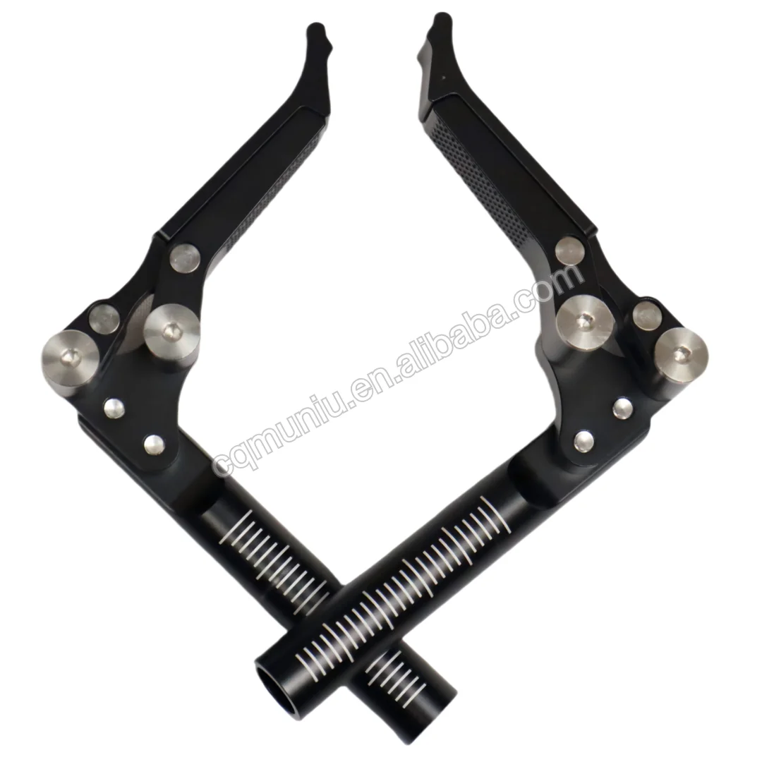 MUNIU Wheelchair Brake Spare Parts Aluminum Alloy Wheel Lock Sport Wheelchair Brake