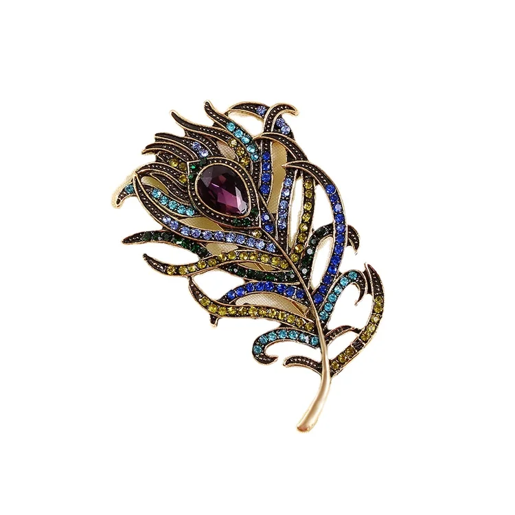 
Factory affordable price wholesale popular rhinestone brooches women pin brooches women pin 