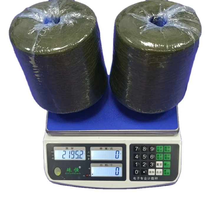 Flame Retardant Aramid Yarn 100% Meta Aramid Yarn Natural Green 20/2 Fire Retardant Meta Aramid Yarn Color Customizable