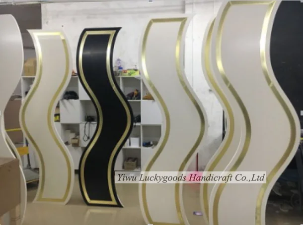 LG20180417-3 White decorative PVC arches wedding party favor PVC carving arch