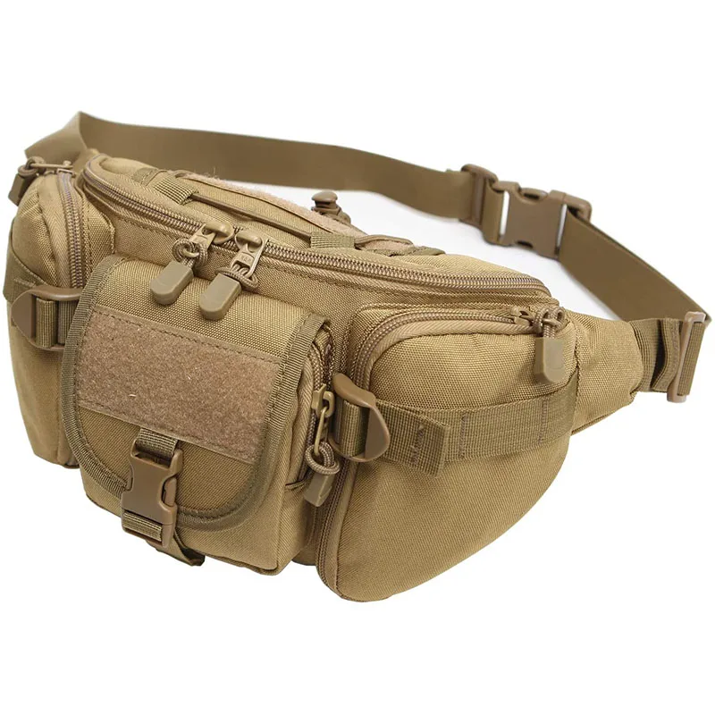 High Quality Custom Logo Outdoor Climbing Travel Belt Bag Tactical Fanny Pack