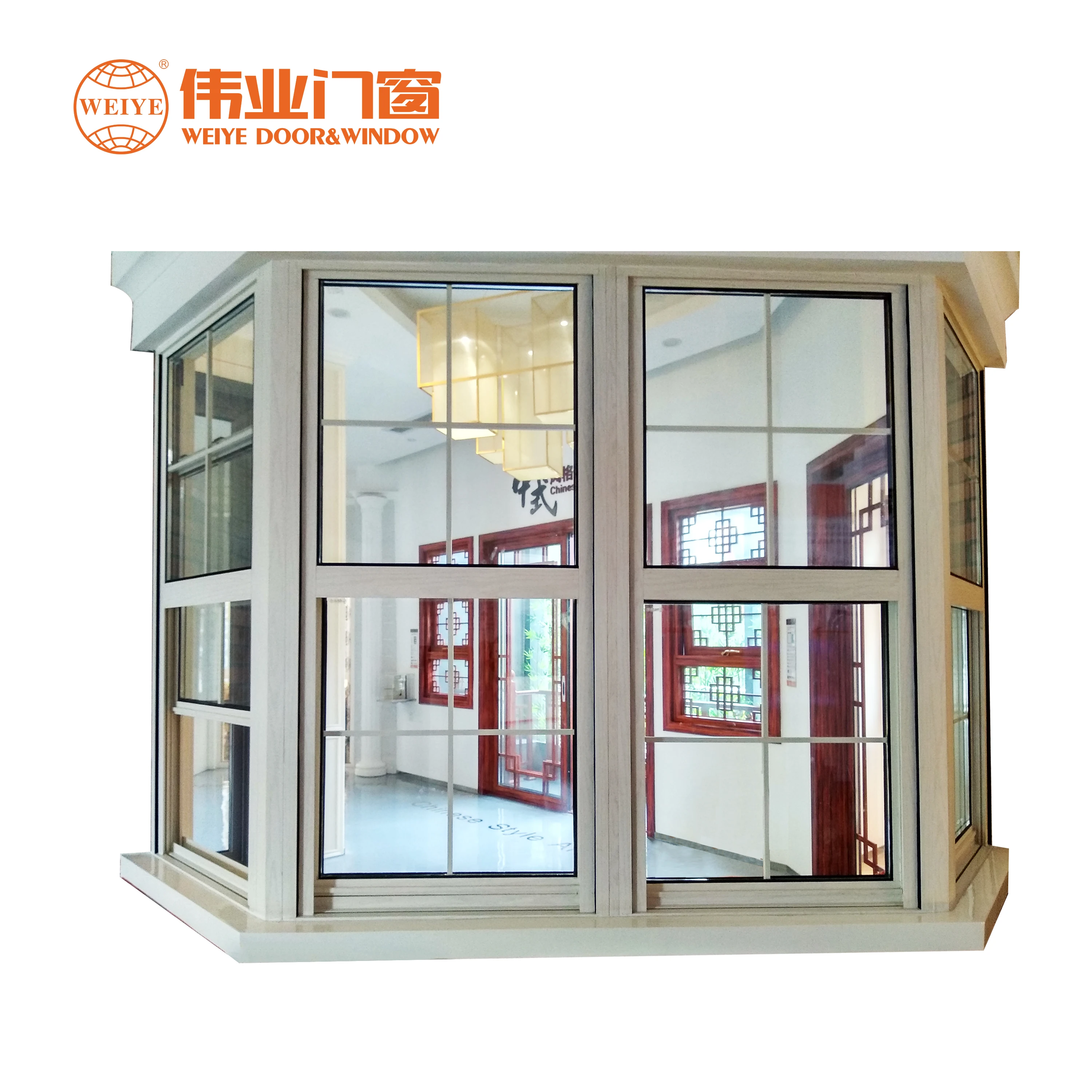 83mm Double Hung Window Vertical Sliding windows for commercial buildings