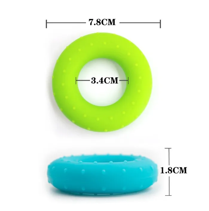 
Hand Grips Silica Gel Grip Force Ring Circle Gripping Ring Fitness Equipment 